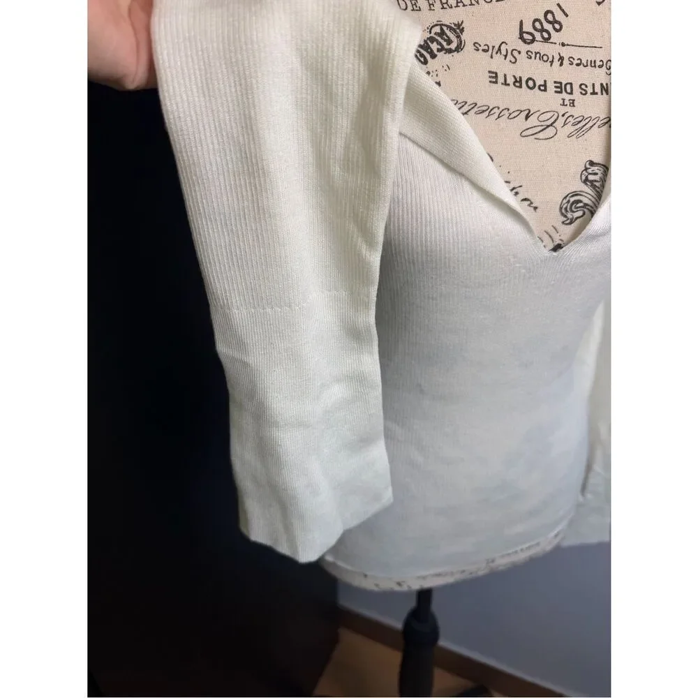 J.Crew Fitted pullover sweater New with defects Size M - Picture 5 of 12